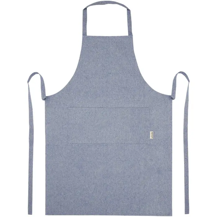 Delantal de algodón reciclado de 200 g/m² Algodón reciclado Poliéster reciclado, 200 g/m2 - Neki miniatura 2