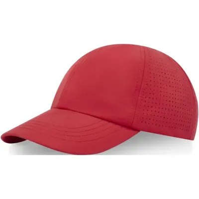 Gorra reciclada de 6 paneles Cool Fit GRS Microfibra Poliéster reciclado con certificado GRS, 110 g/m2 - Qovu