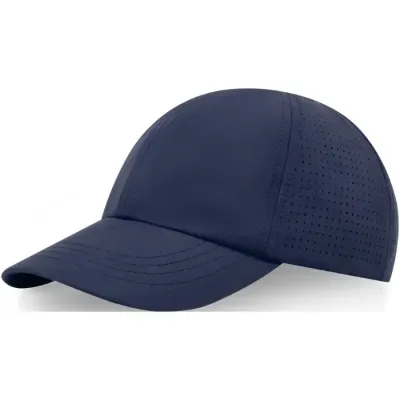 Gorra reciclada de 6 paneles Cool Fit GRS Microfibra Poliéster reciclado con certificado GRS, 110 g/m2 - Qovu