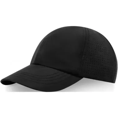 Gorra reciclada de 6 paneles Cool Fit GRS Microfibra Poliéster reciclado con certificado GRS, 110 g/m2 - Qovu