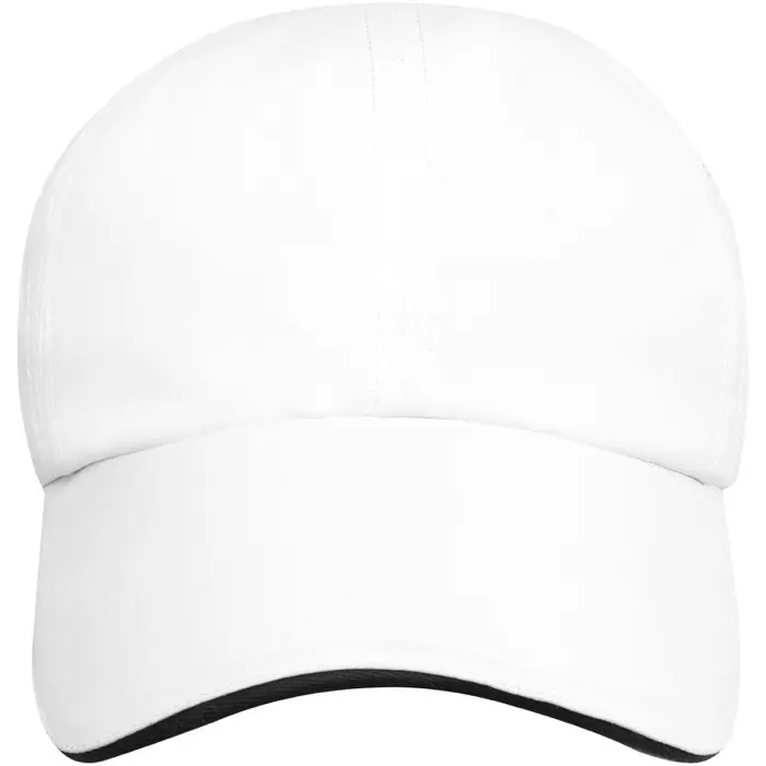 Gorra sandwich reciclada de 6 paneles Cool Fit GRS Microfibra Poliéster reciclado con certificado GRS, 110 g/m2 - Wefe miniatura 2