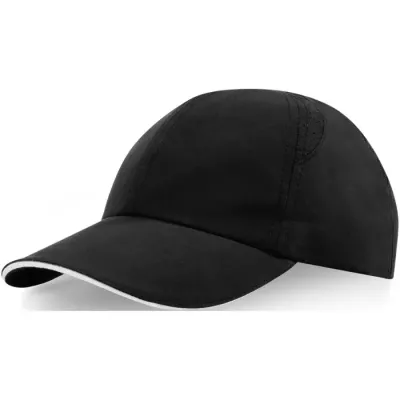 Gorra sandwich reciclada de 6 paneles Cool Fit GRS Microfibra Poliéster reciclado con certificado GRS, 110 g/m2 - Wefe