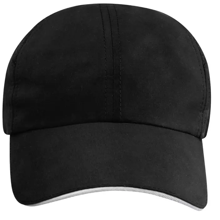 Gorra sandwich reciclada de 6 paneles Cool Fit GRS Microfibra Poliéster reciclado con certificado GRS, 110 g/m2 - Wefe miniatura 2