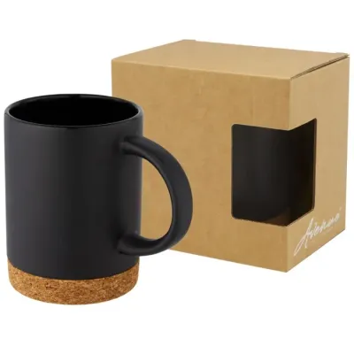 Taza de cerámica de 425 ml con base de corcho Cerámica, Corcho - Suka