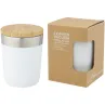 Vaso de 330 ml de acero inoxidable con aislamiento al vacío de cobre y tapa de bambú Acero inoxidable, Madera de bambú - Kiti