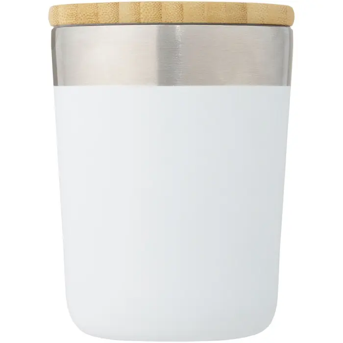 Vaso de 330 ml de acero inoxidable con aislamiento al vacío de cobre y tapa de bambú Acero inoxidable, Madera de bambú - Kiti miniatura 2