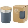 Vaso de 330 ml de acero inoxidable con aislamiento al vacío de cobre y tapa de bambú Acero inoxidable, Madera de bambú - Kiti