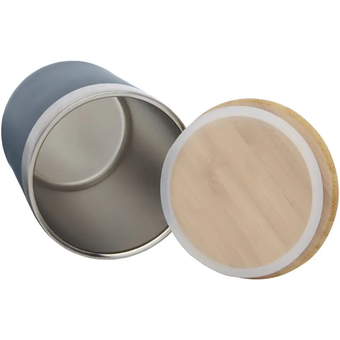 Vaso de 330 ml de acero inoxidable con aislamiento al vacío de cobre y tapa de bambú Acero inoxidable, Madera de bambú - Kiti miniatura 5