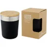 Vaso de 330 ml de acero inoxidable con aislamiento al vacío de cobre y tapa de bambú Acero inoxidable, Madera de bambú - Kiti