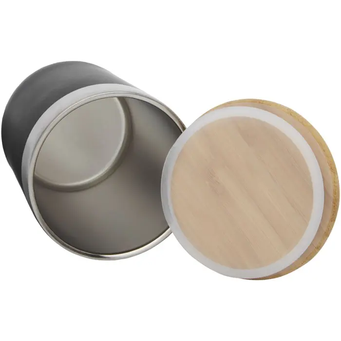 Vaso de 330 ml de acero inoxidable con aislamiento al vacío de cobre y tapa de bambú Acero inoxidable, Madera de bambú - Kiti miniatura 5
