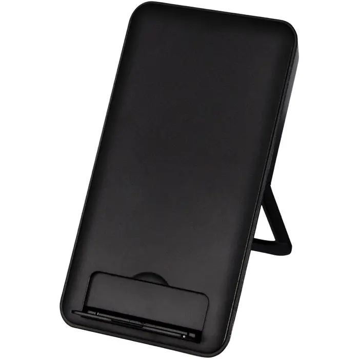 Base de carga inalámbrica de plástico reciclado de 10 W con soporte para teléfono Plástico ABS reciclado - Finu miniatura 5