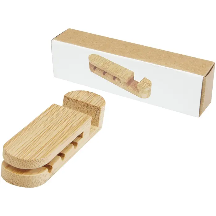 Organizador de cables de bambú Madera de bambú - Rifu miniatura 6