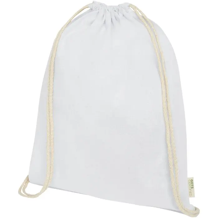 Mochila de cuerdas de algodón orgánico de 140 g/m² 5L Algodón orgánico, 140 g/m2 - Sixa miniatura 1