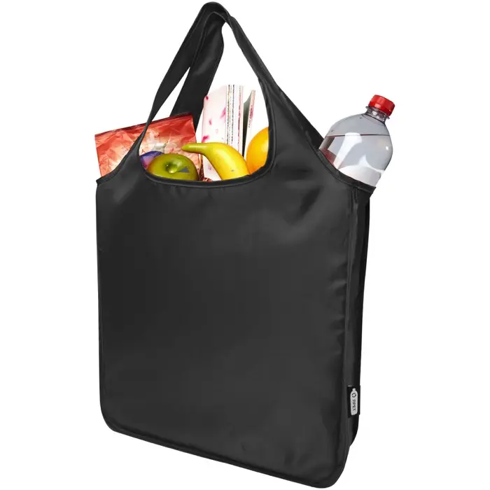 Bolsa Tote plegable grande de PET reciclado 210D Poliéster reciclado - Jisa miniatura 4