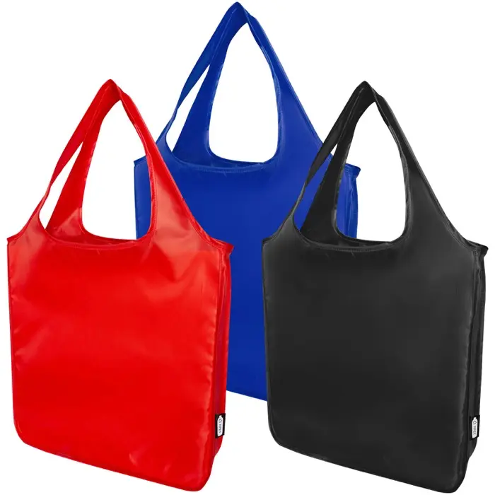 Bolsa Tote plegable grande de PET reciclado 210D Poliéster reciclado - Jisa miniatura 7