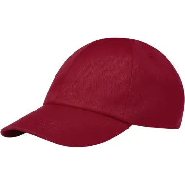 Gorra Cool fit de 6 paneles Malla con un acabado cool fit Poliéster, 105 g/m2 - Qeca