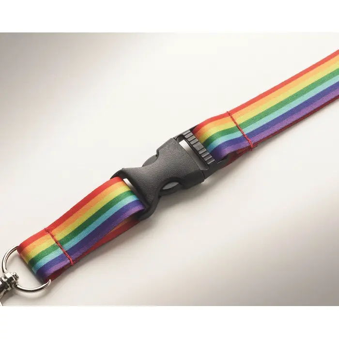 Lanyard RPET rainbow RPET - Nika miniatura 3