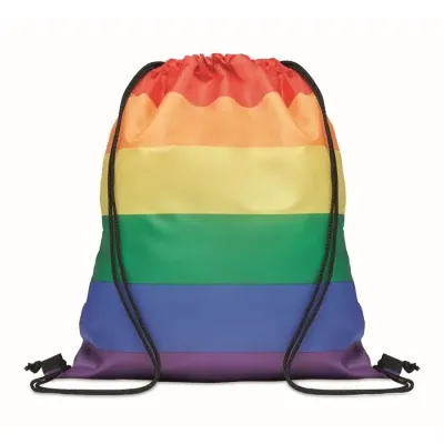 Bolsa cuerdas rainbow de RPET RPET - Hiro
