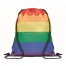 Bolsa cuerdas rainbow de RPET RPET - Hiro