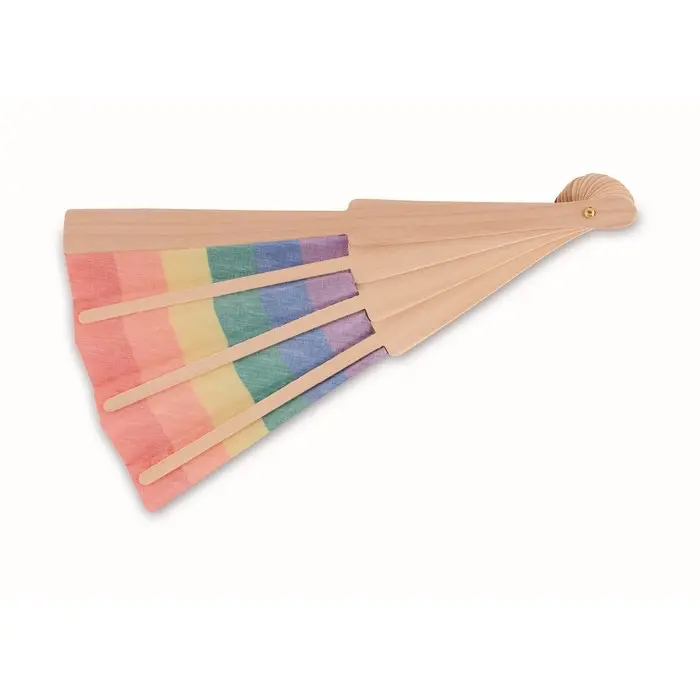 Abanico de madera rainbow Madera - Teri miniatura 5