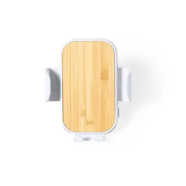 Soporte Cargador Caña de Trigo/ ABS/ Bambú - Gofe