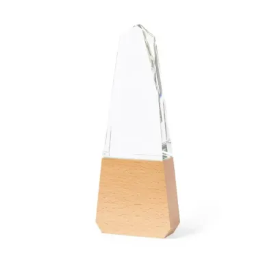 Placa Cristal/ Madera - Weze