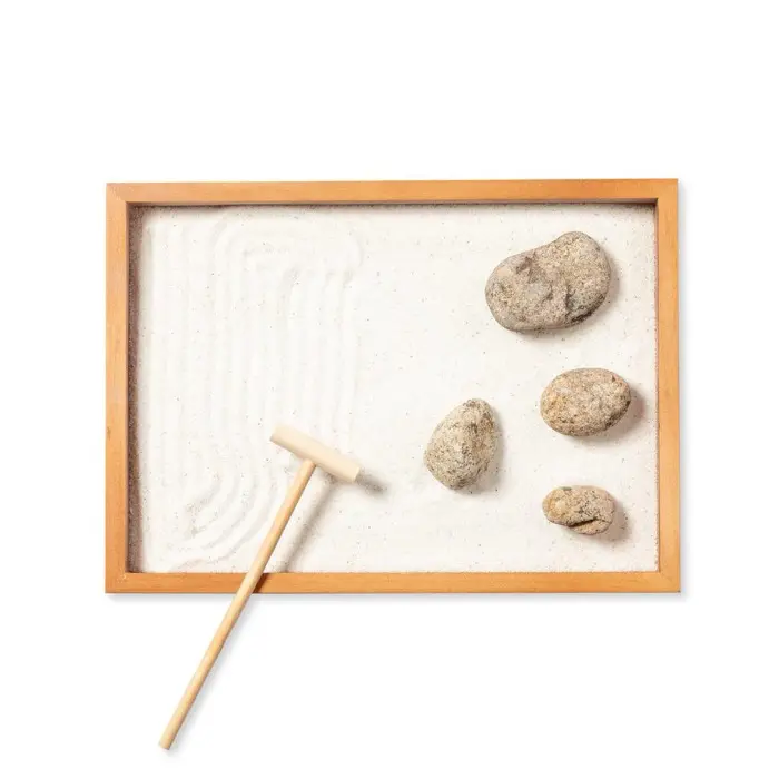 Mini Jardin Zen Madera - Kiku miniatura 3