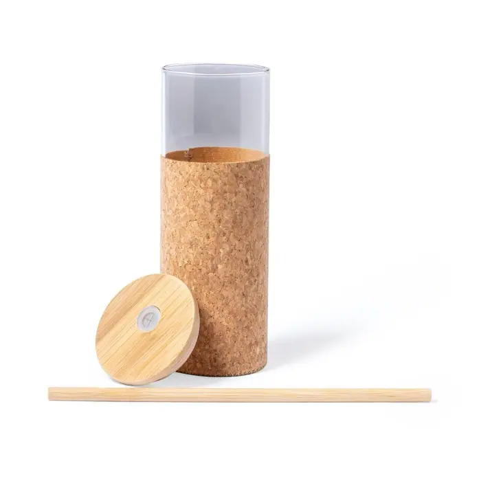 Vaso Cristal Borosilicato/ Bambú - Bine miniatura 4