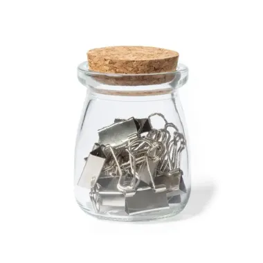 Portaclips Cristal/ Corcho - Xaga