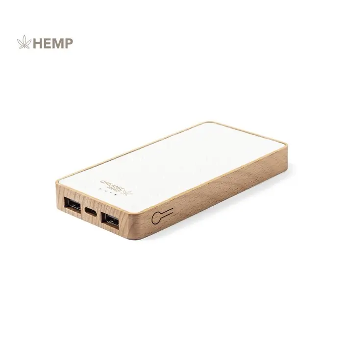 Power Bank Cáñamo Orgánico/ Madera - Nope miniatura 2
