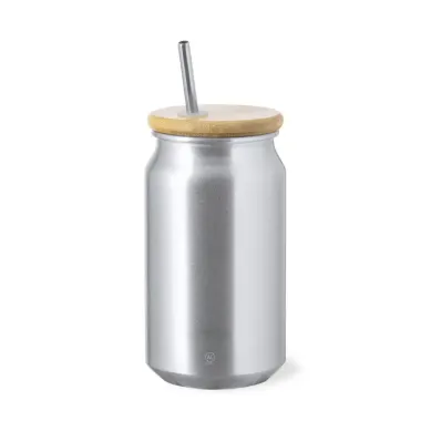 Vaso Aluminio Reciclado/ Bambú/ Acero - Nawi