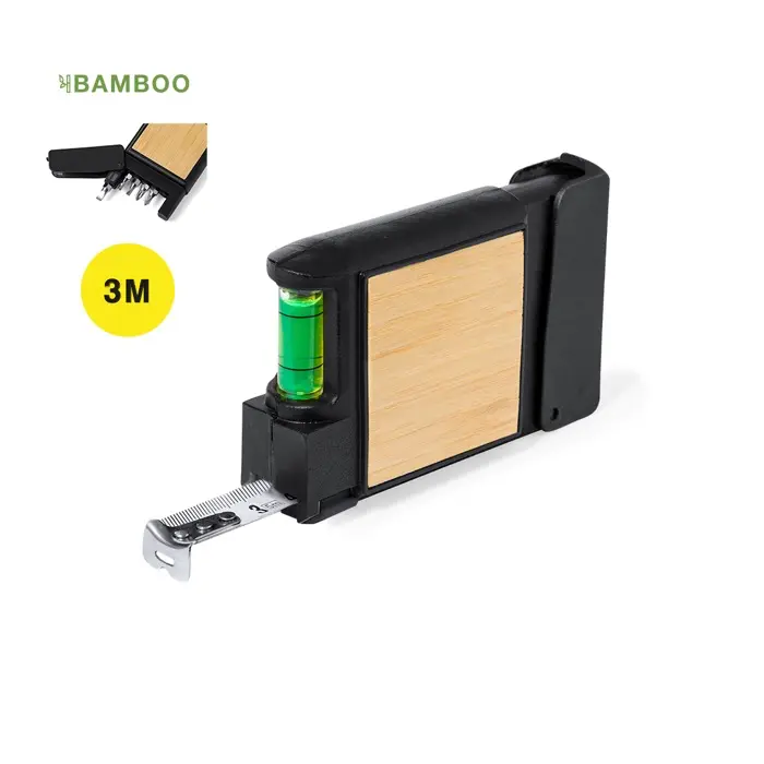 Flexómetro Multiherramienta Bambú/ ABS - Hiji miniatura 2