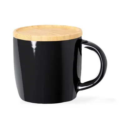 Taza Cerámica/ Bambú - Hufe