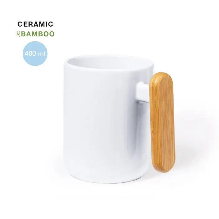 Taza Cerámica/ Bambú - Xaqu miniatura 2