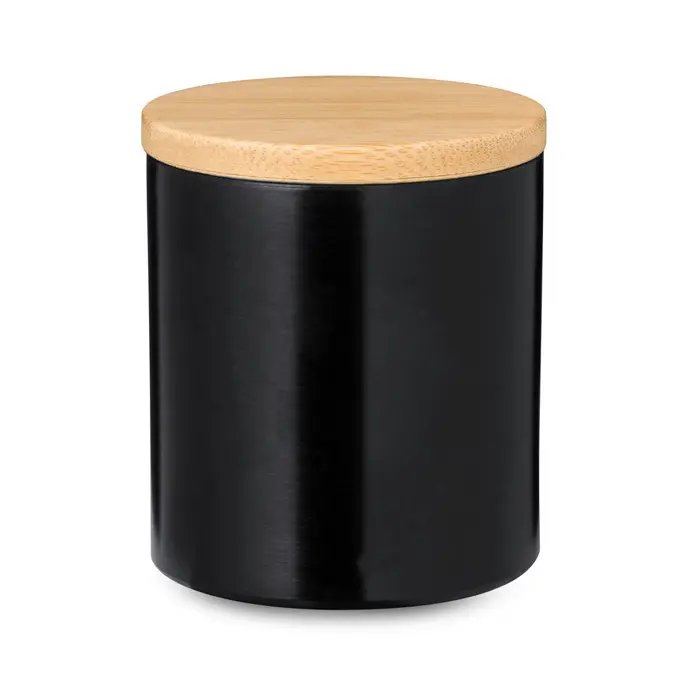 Vela Aromática Aluminio/ Bambú - Wiwe miniatura 1