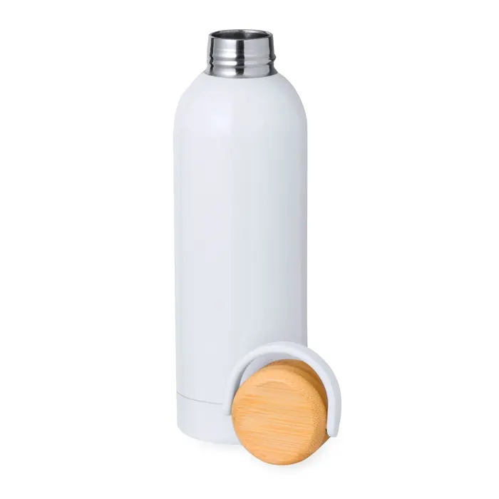 Bidón Térmico Sublimación Acero Inox/ Bambú - Geqa miniatura 5