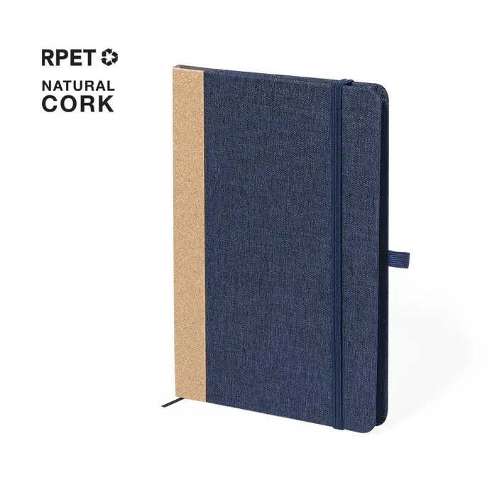 Bloc Notas Poliéster 300D RPET/ Corcho - Xiji miniatura 2