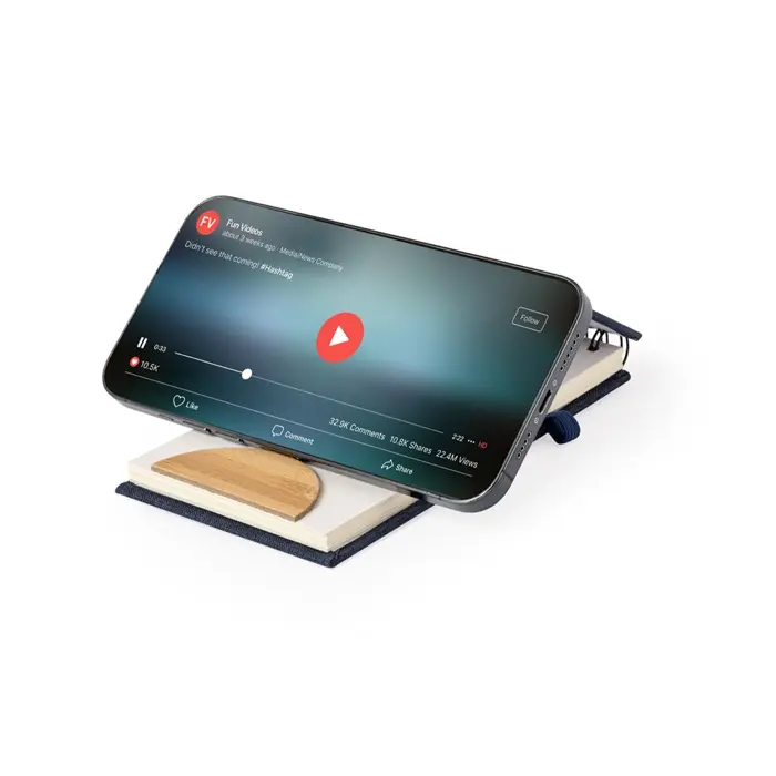 Libreta Soporte Poliéster 300D RPET/ Bambú - Vava miniatura 4