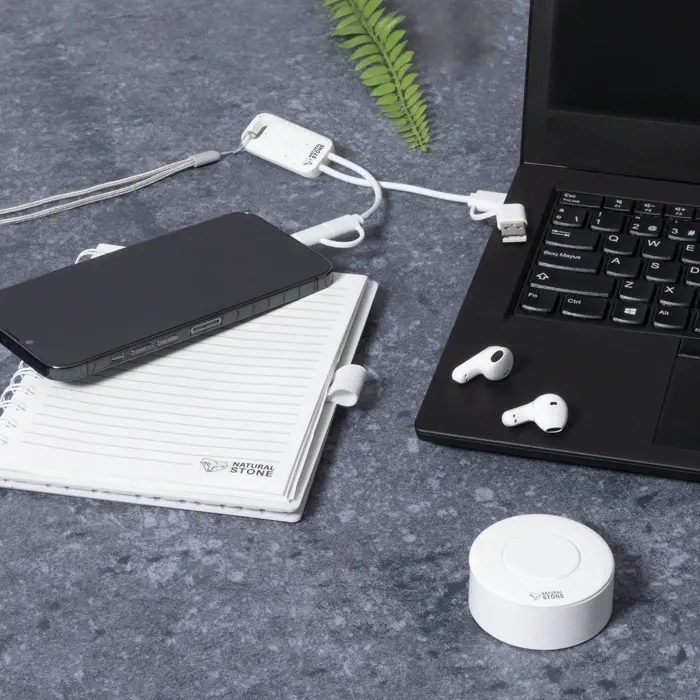 Cable Cargador Extractos de Piedra Natural/ ABS - Qeku miniatura 5