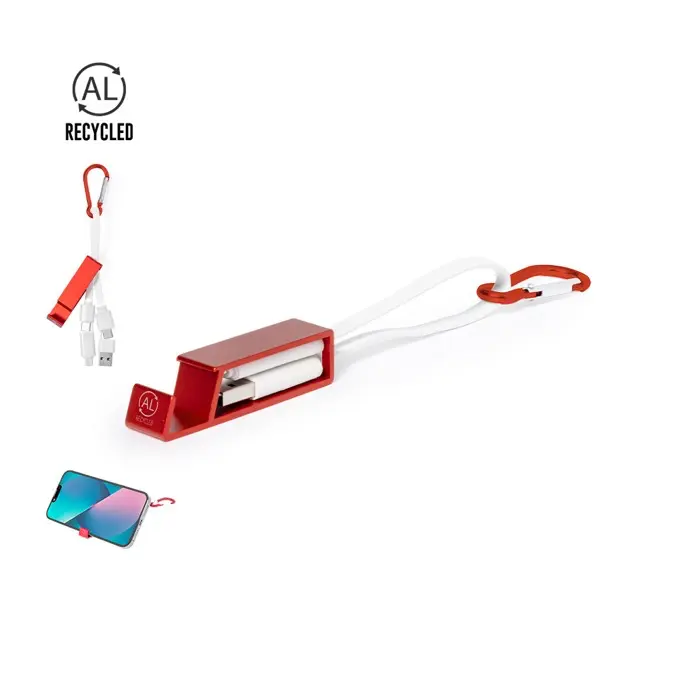 Cable Cargador Multifunción Aluminio Reciclado - Puko miniatura 2