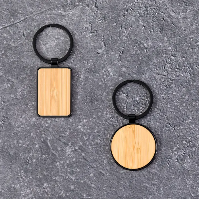 Llavero Metal/ Bambú - Deve miniatura 6