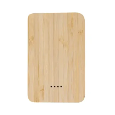 Power Bank Aluminio Reciclado/ Bambú - Qopu