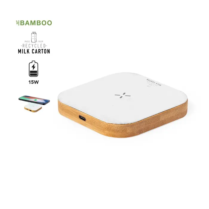 Cargador Cartones de Leche Reciclados/ Bambú - Moza miniatura 2