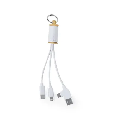 Cable Cargador Cartones de Leche Reciclados/ Bambú - Bifa