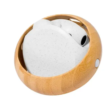 Auriculares Caña de Trigo/ ABS/ Bambú - Qebe