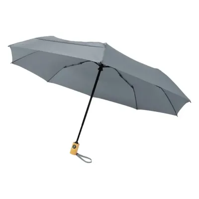 Paraguas automático plegable material reciclado PET de 21" Poliéster de tafetán de tereftalato de polietileno reciclado - Piza