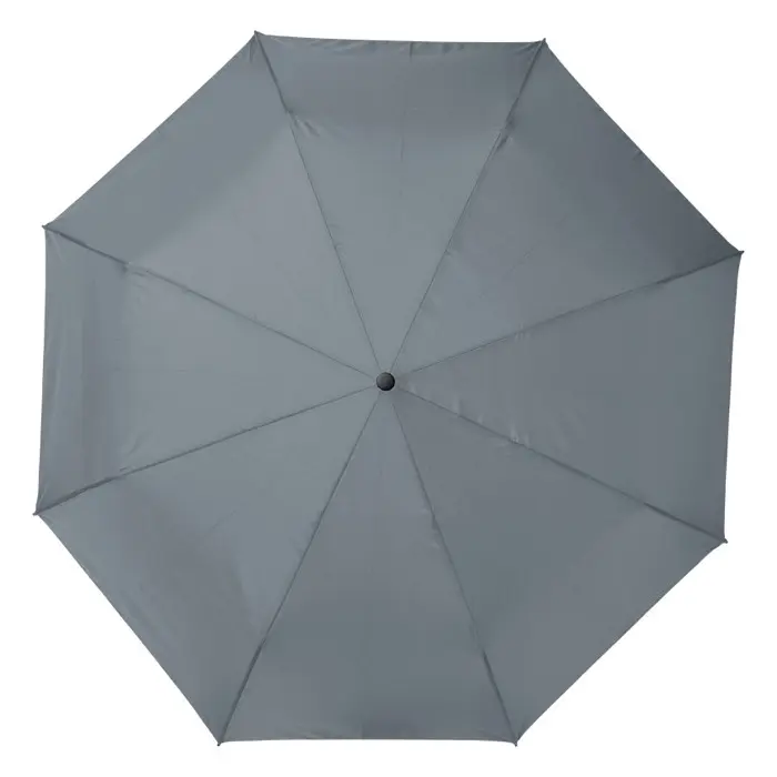 Paraguas automático plegable material reciclado PET de 21" Poliéster de tafetán de tereftalato de polietileno reciclado - Piza miniatura 2