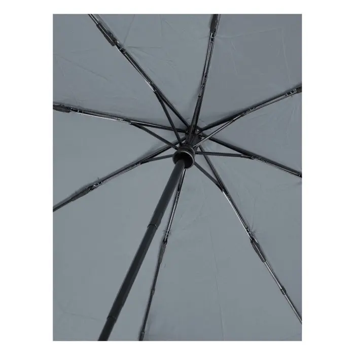Paraguas automático plegable material reciclado PET de 21" Poliéster de tafetán de tereftalato de polietileno reciclado - Piza miniatura 4
