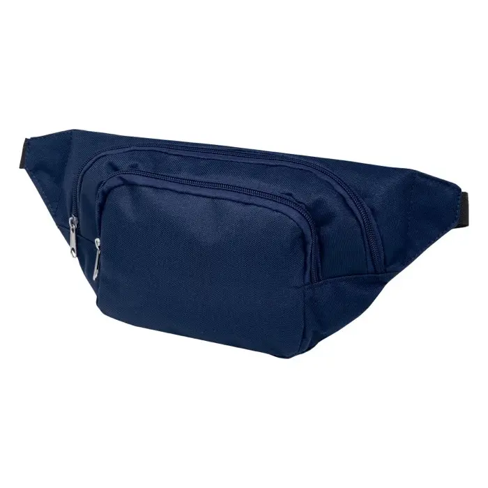 Riñonera con dos compartimentos 600D Poliéster - Wabe miniatura 1