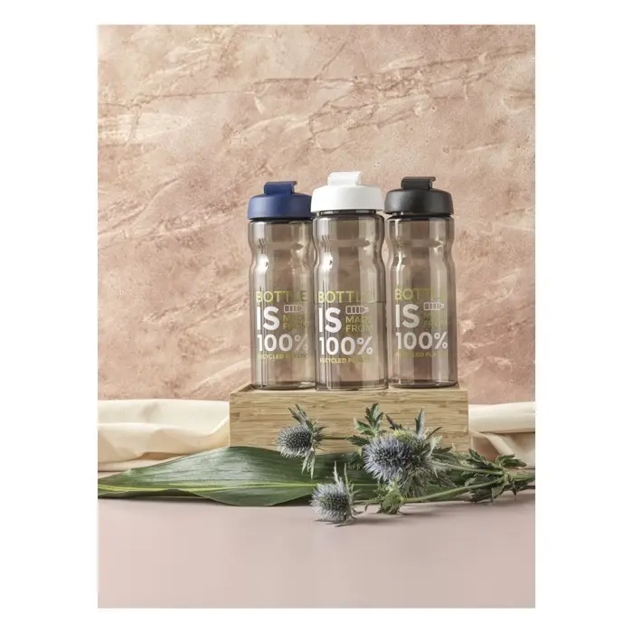 Bidón deportivo con tapa Flip de 650 ml H2O Active® Plástico PCR, Plástico PP - Coro miniatura 2
